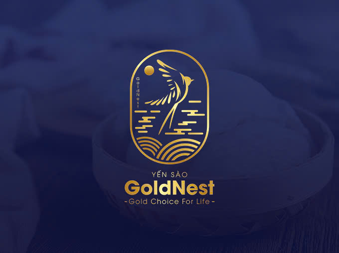 Logo yến sào với đường nét tinh xảo
